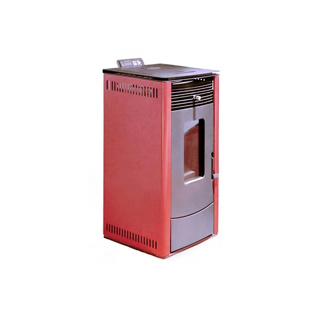10kw Portable China Cheap Wifi Display Estufa de Pellets Wood Pellet