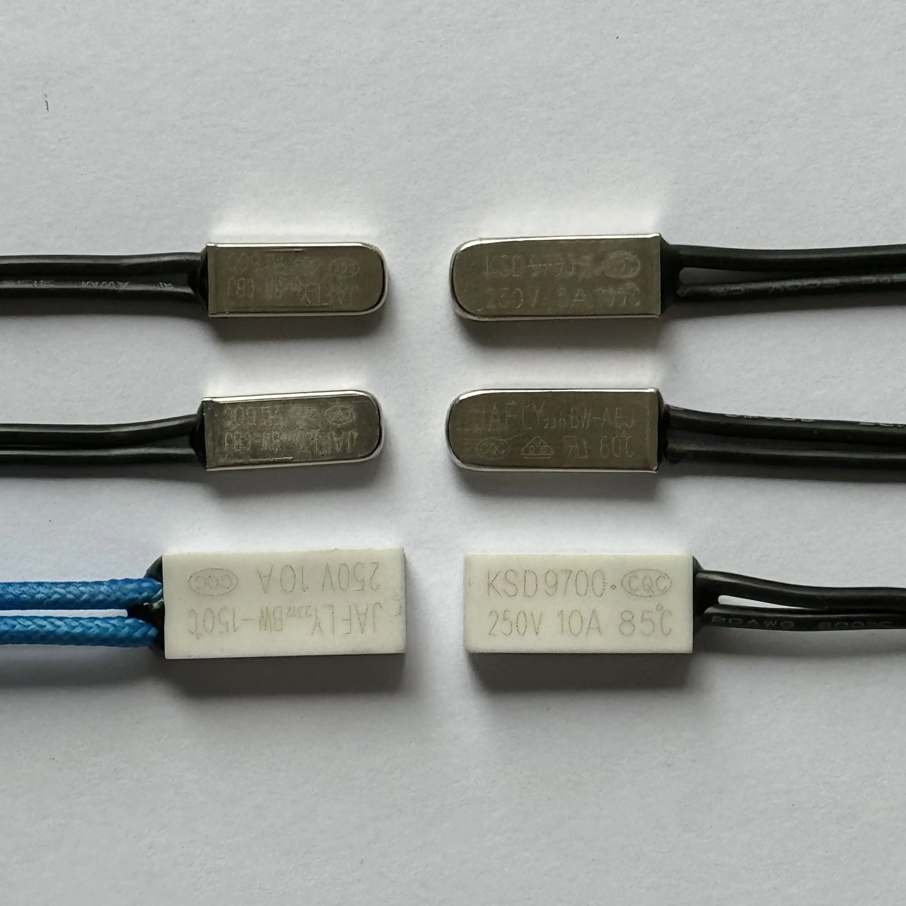 JIHUI Replace Overload Reset Temperature Switch Thermal Cutoff Switch Thermnal Cutout Switch for Fan Motor