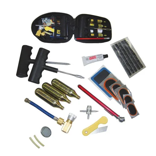 25pcs Tire Repair Kit With CO2 Cartridge