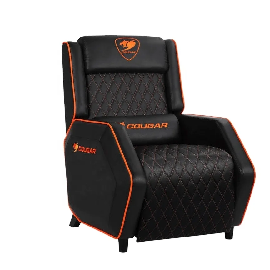 Geeksofa Furniture Single Living Room Sofa Recliner PU Leather Gaming Recliner Chair Leisure Chair Livingroom Furniture