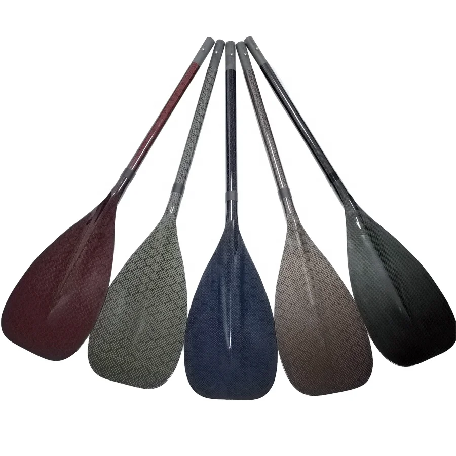 Китайская фабрика, весло для серфинга из углеродного волокна, весла для серфинга из углеродного волокна, 3 весла для серфинга