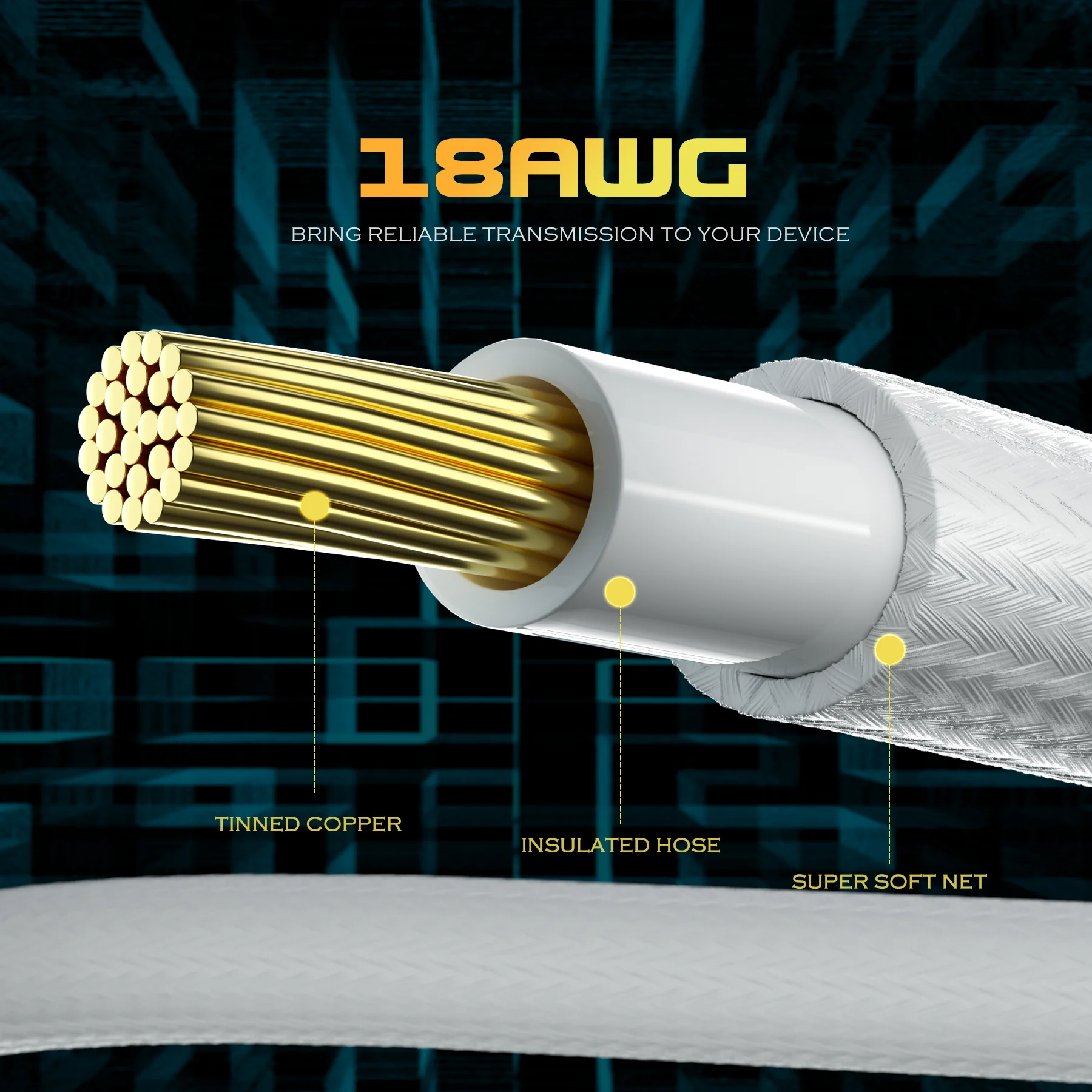 ASIAHORSE | Power Cords 1x24Pin ATX Extension Cable 2x(4+4)Pin EPS Cable 3x(6+2) PCIE Cable Custom Length