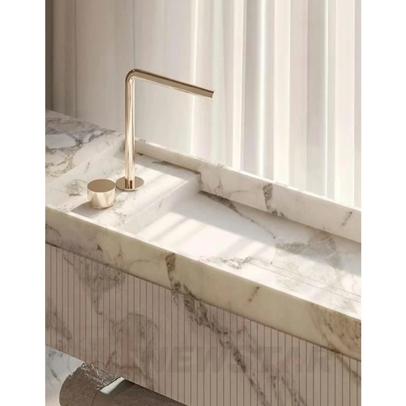 Newstar Wholesale Calacatta Viola Marble Polished Bathroom Single Sink Natural Marble Vanity Basin Purple Bowl Stone Basin