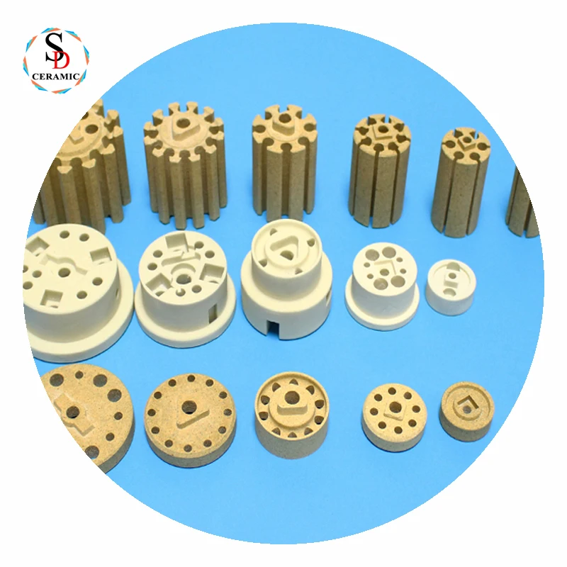 Manufacturer high heat resistance electrical c520 ceramic cordierite porcelain bobbin