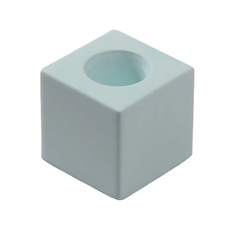 Square Bathroom Dry Diatomite Quick Absorption Single Hole Toothbrush Holder