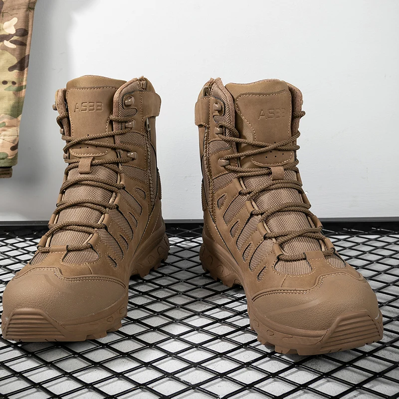 Best Hiking Shoes Manufacturer Outdoor Hiking Waterproof Strong Outdoor Training Boots Tactical Ankle Boots custom shoes men