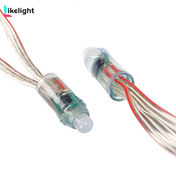 WS2811 RGB Полноцветный 12 мм светодиодный пиксельный модуль 5 В для наружного и внутреннего использования