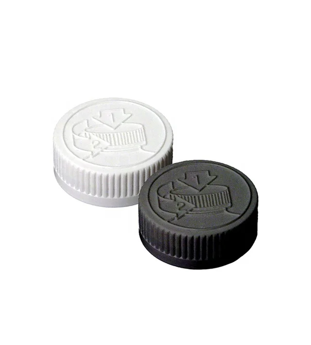 24/410 28/410 38/400 24mm 28mm 38mm black child resistant safety cap child proof type screw top closures lid