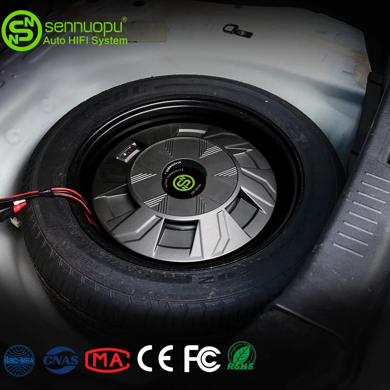 Sennuopu Manufacturer Car 10 inch  Subwoofer build in car spare tire subwoofer Amplificado for car