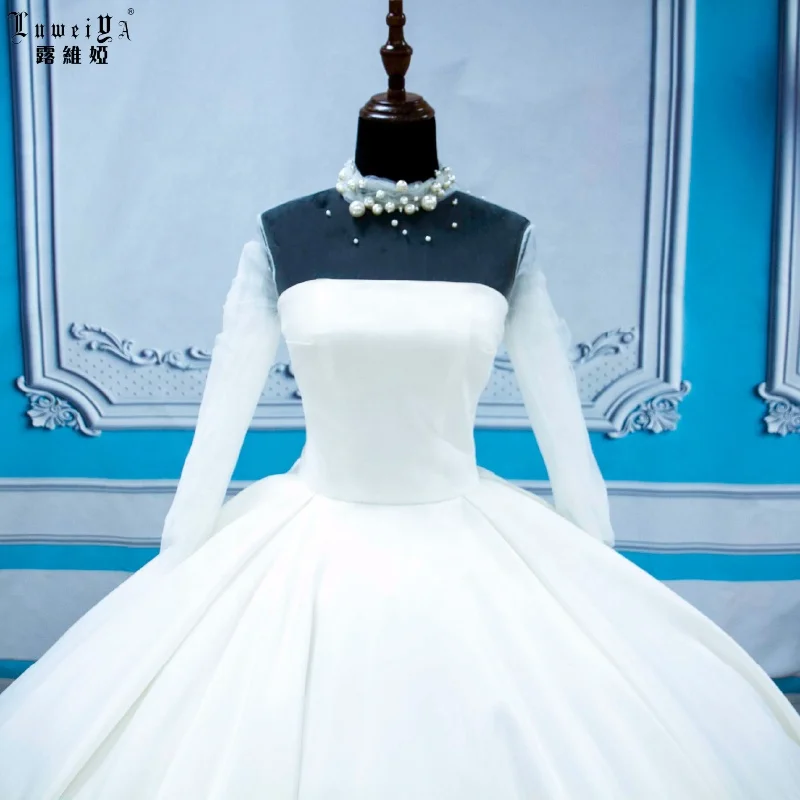 Cheap Wedding Gowns For Bride Bandage Beaded Crystal Moroccan Wedding Dresses Sweetheart Bride Costume