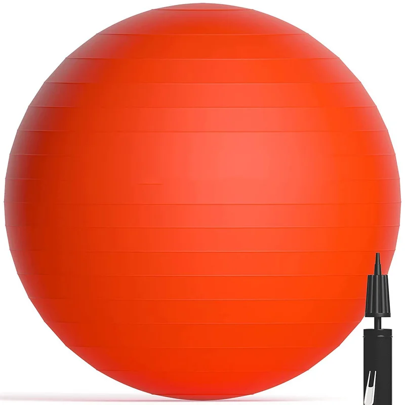 CrossFits 55 65 75 80CM stability dildos Half Chair Trainer Air Balance Ball Yoga Exercise Ball with bump