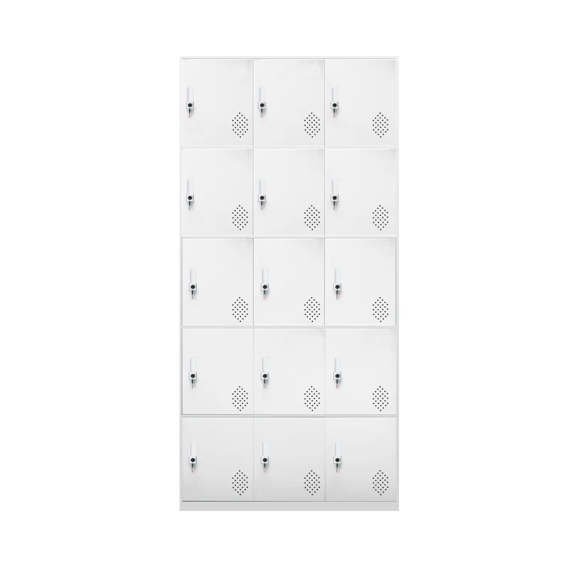 School 15 door lockable classroom locker  metal file cabinets office school dormitory multi-door locker cabinet