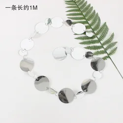 O-X437 Wholesale 1m sequin curtains backdrop wedding decoration silver gold red sequin curtains for wedding stage backdrop