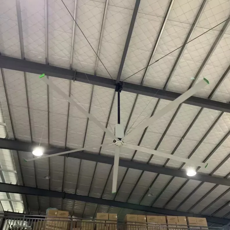 5m 7.3m  Industrial Commercial Warehouse  hvls PMSM Gearless direct-drive motor Industrial Ceiling Fan