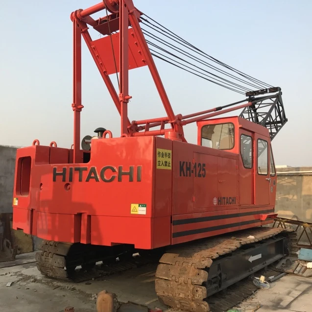 Japanese High Quality KH125 Hitachi second hand crawler crane on sale