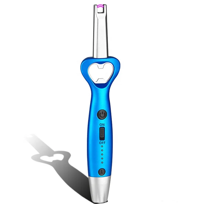 Charging Arc Iighter Multi-Purpose Bottle Opener Ignition Gun Lighting Outdoor Windproof Bbq Flame Lighter