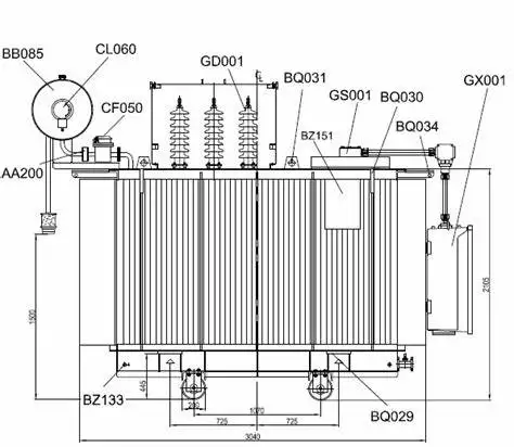 single phase 35kv transformer 110kv 469kva 3 phase step up transformer S13 power transformer