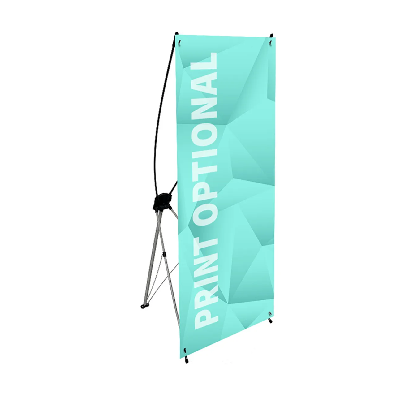 Economical Black X Banner Stand Display Korean Style Roll-up Stand for Indoor/Outdoor Advertising Sea/Air X Stand