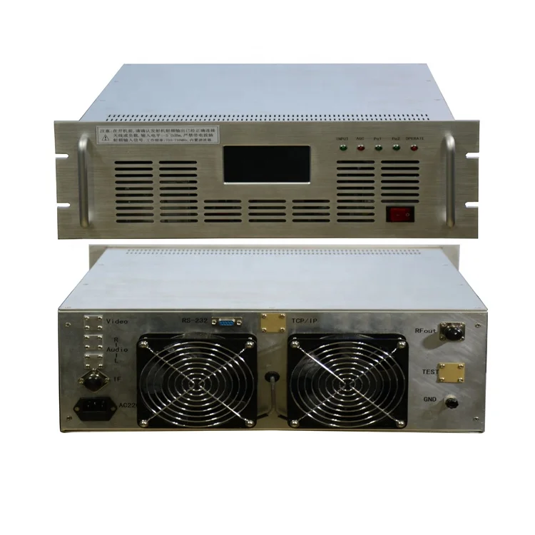 Внутренний или наружный широкополосный UHF DVB-T2 передатчик