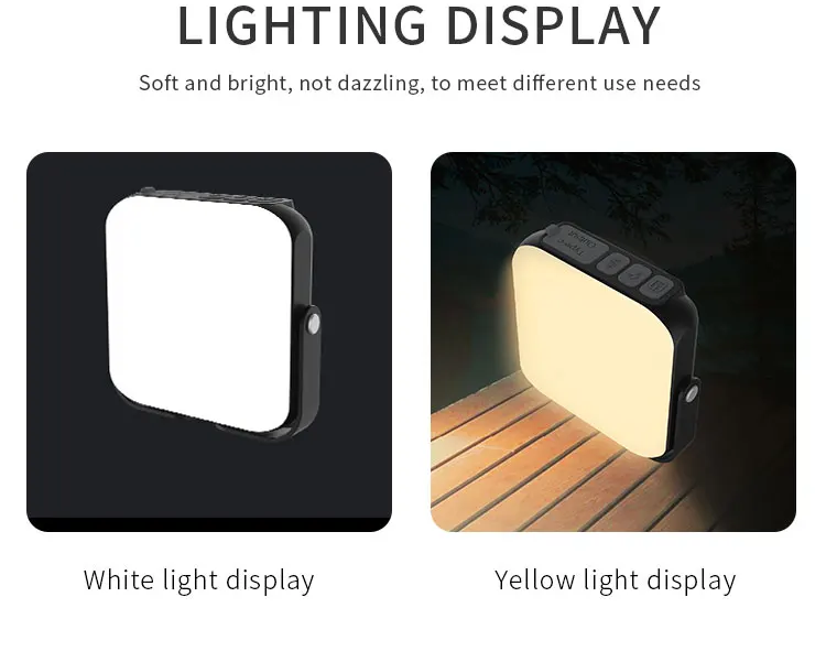 2023  New design usb rechargeable  light weight waterproof tent outdoor portable 10000mah super bright camping lights