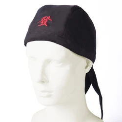 Custom Logo Fashion Embroidery Breathable Polyester Brown Durags for Men