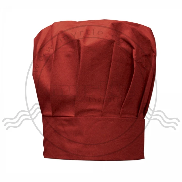 
Poly Cotton Standard Size Chef Hat Caps for Wholesalers - Hotel Uniform 