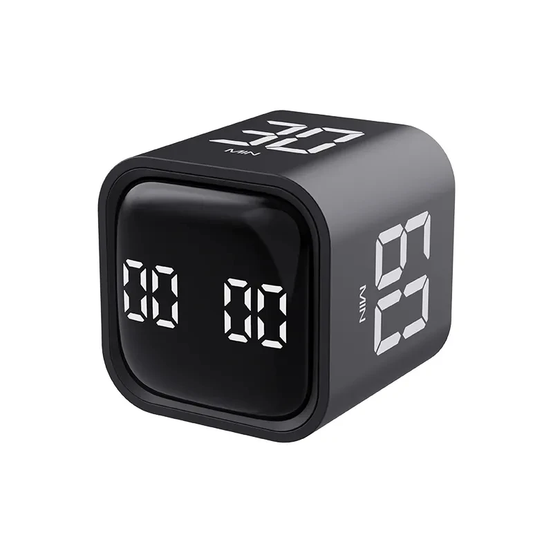 Multifunctional Time Management Timer Digital Flip Desk Cube Timer Kitchen Count Gravity Timer