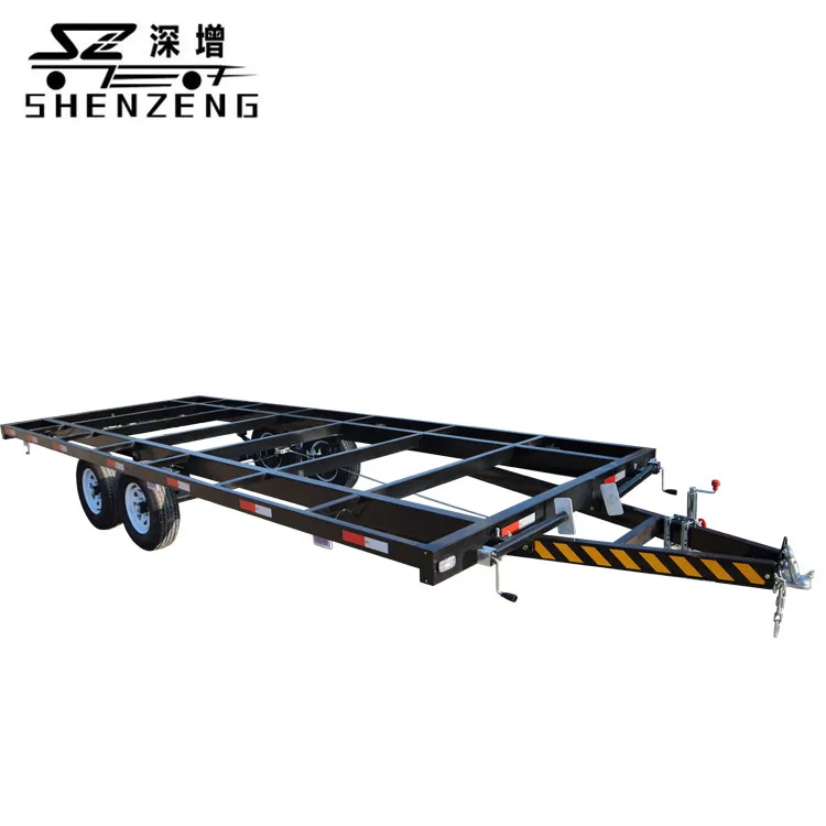 house trailer chassis tandem axles skeleton trailer chassis