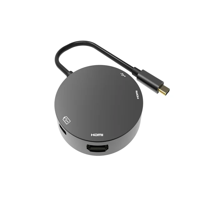4 в 1 круглый USB-C 3,0 док-станция цена от производителя
