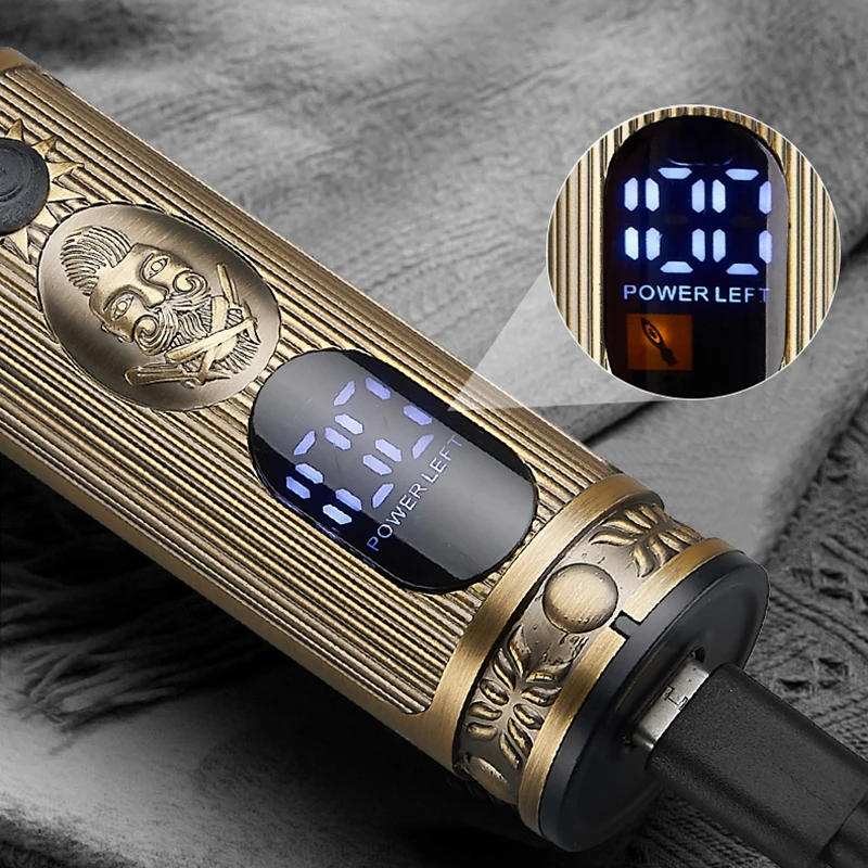 Suttik JM-T50A Nose shaver and Trimmer 2023 Professional gold electric nose hair trimmer for for Men and Women Nose Clipper