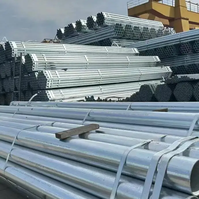 Wholesale price Q345 Grade Carbon Steel Pipe 0.8mm Thickness Galvanized Coated Section Shape 6m Length