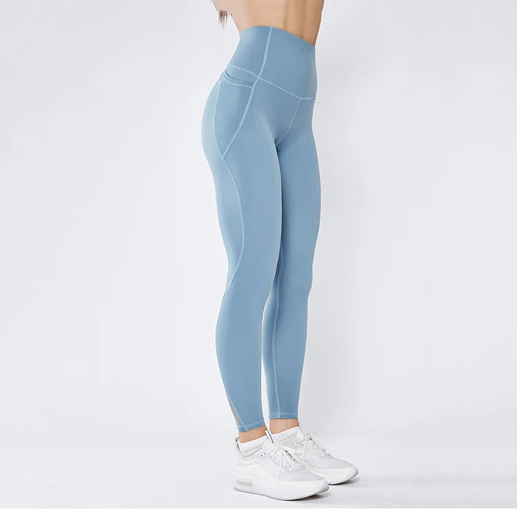 
Custom sport wear gym leggings high waist gym pants 