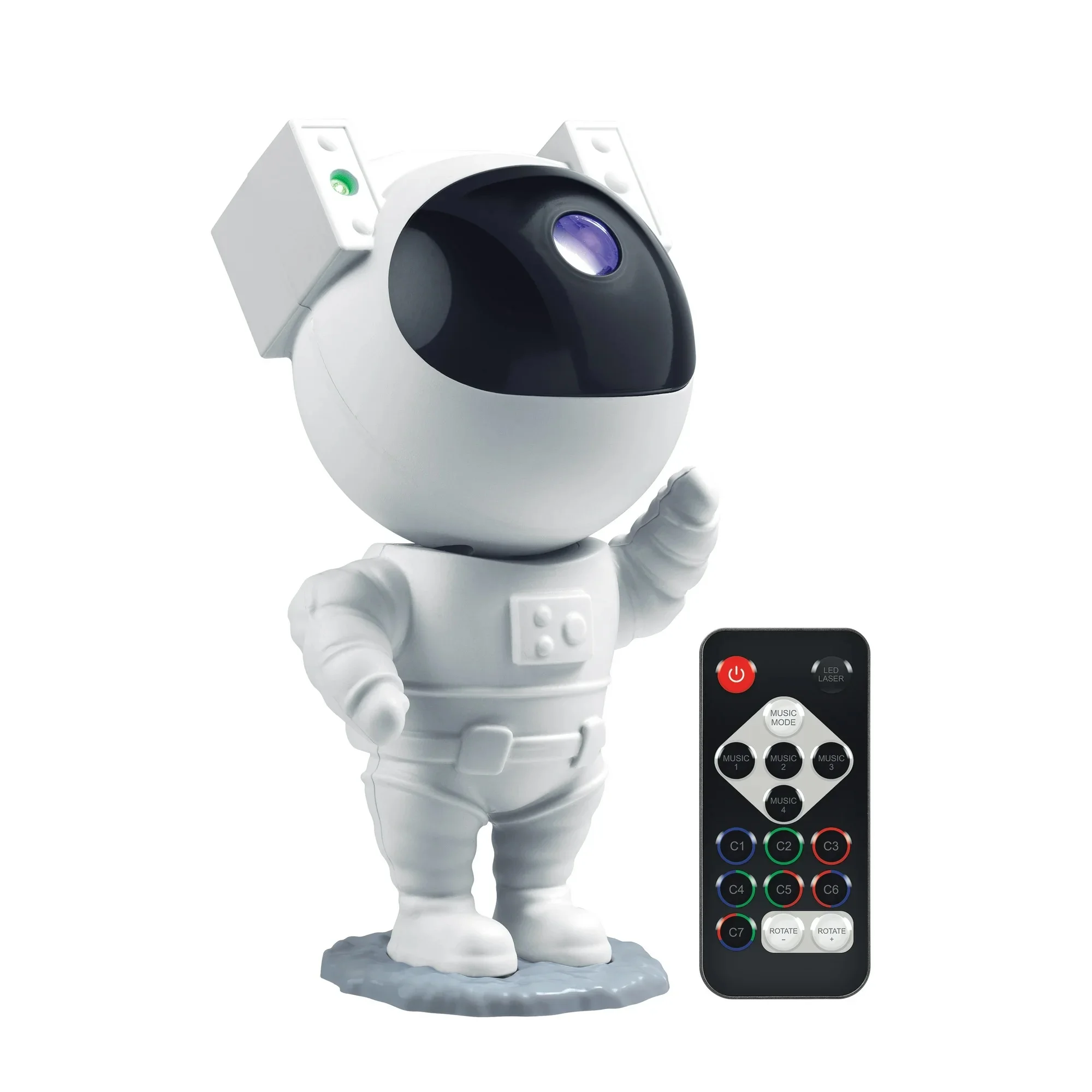 Astronaut Galaxy Projector Night Light Timer and Remote Indoor Star Starry Nebula LED Lamp Gift for Kids