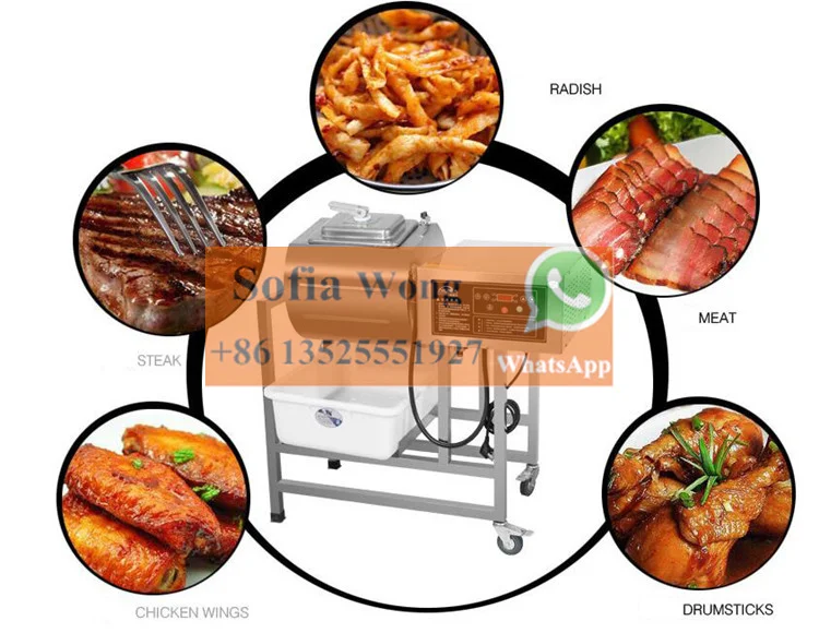 chicken marinating machine meat vacuum tumbler chicken salting machine