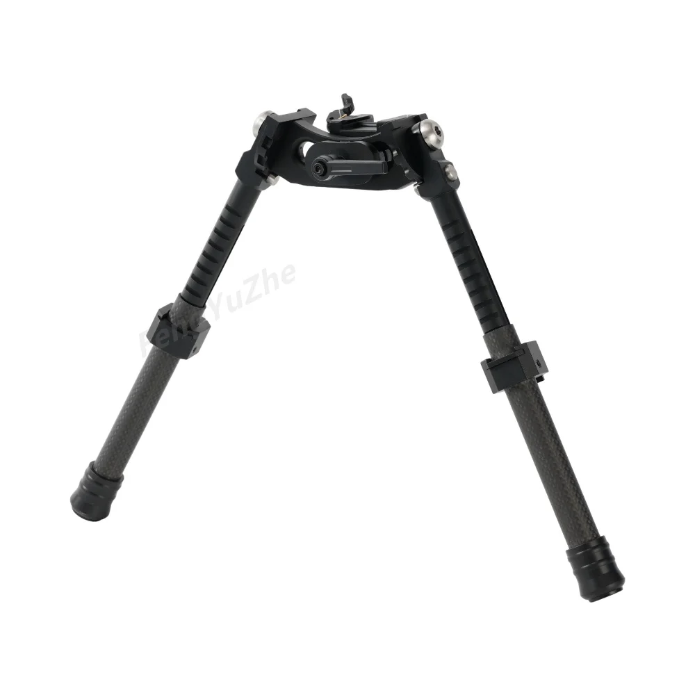 Hot sales High Quality V10 Carbon Fiber Patterned Tripod Telescopic Hunting Tripod  With Quick release Mount