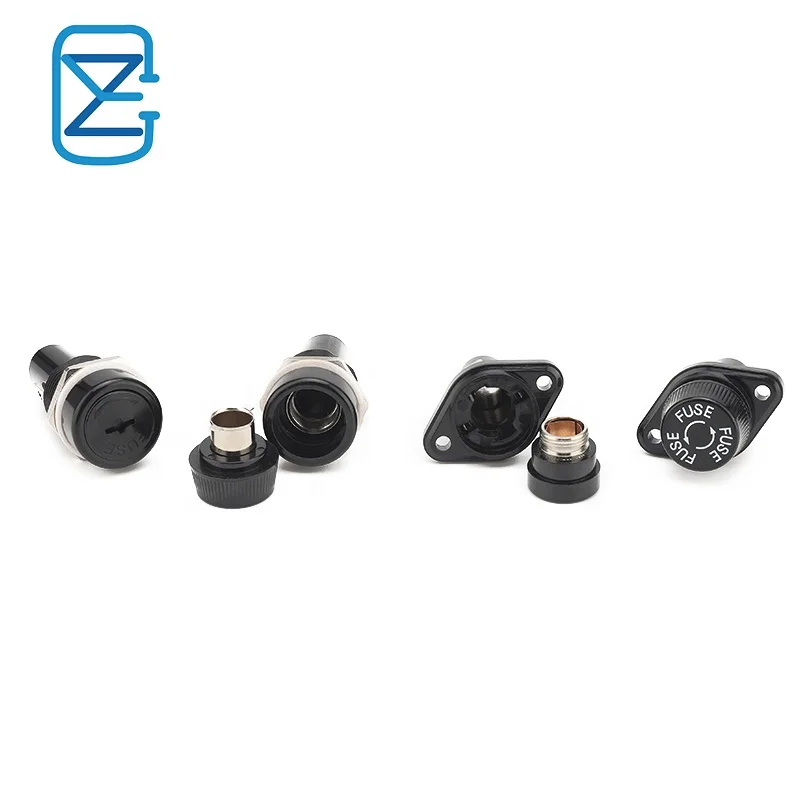 R3-11 R3-12 R3-13R3-14C R3-8 tube Fuse Box mini maxi panel mounted type Fuse Hold screw bayonet5X20mm 6x30mm Glass fuse holder