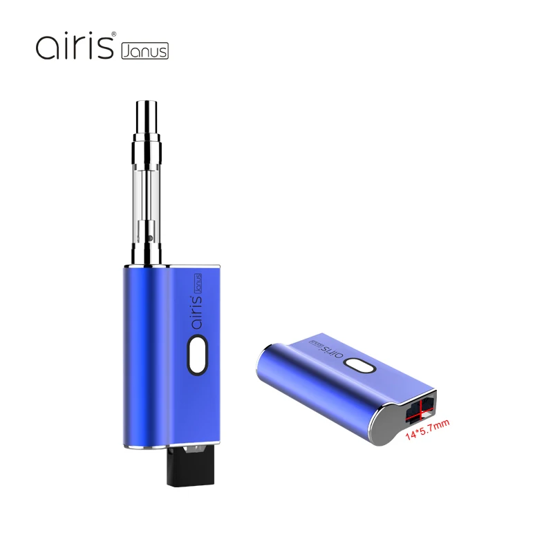  Доставка DHL Airis Janus Vape CBD Mod Kit VV аккумулятор с переменным напряжением подходит для картриджей и капсул масляным баком резьбой