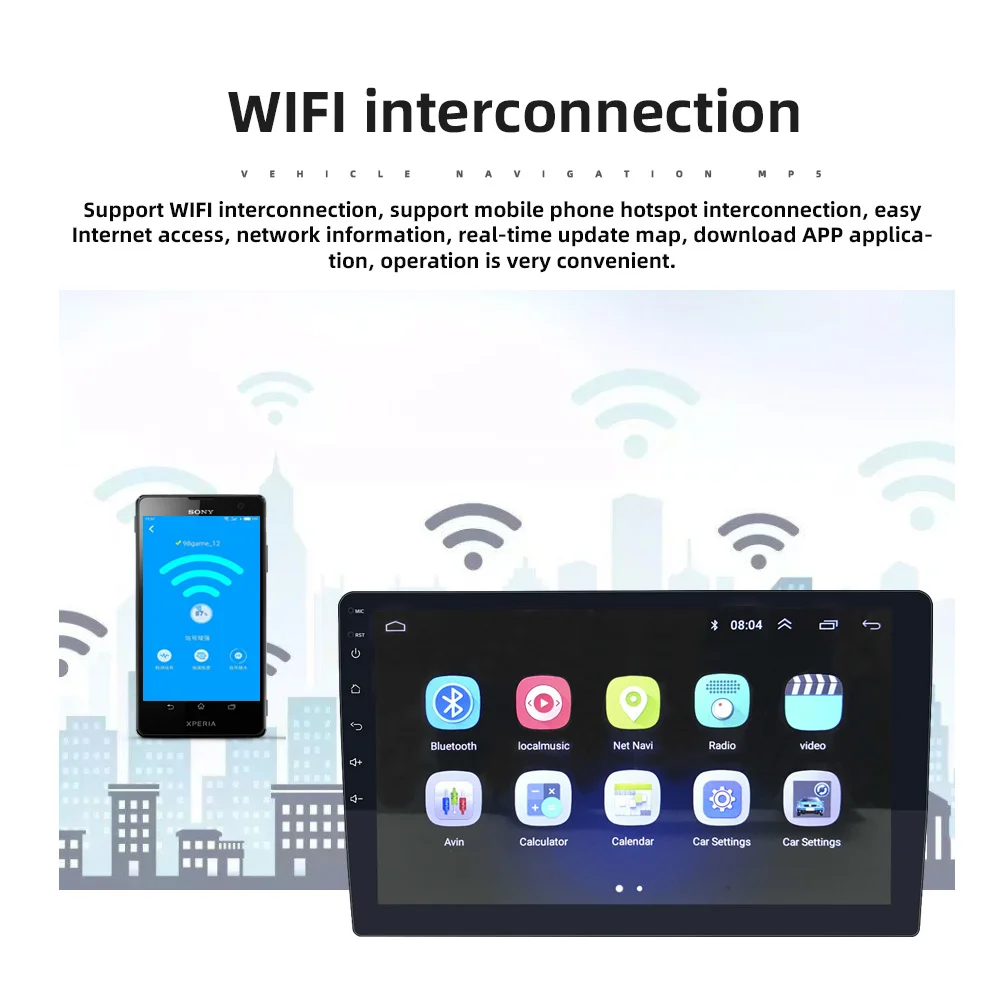 9 Inch Touch Screen User Manual Android Car Wifi Stereo Radio 2 Din Mp5 video