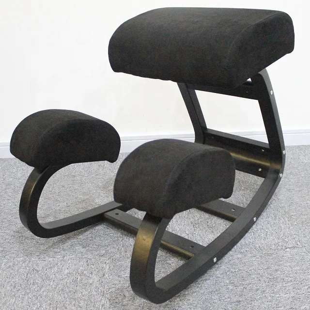 Rocking Wooden Ergonomic Posture Knee Chair for Home Office