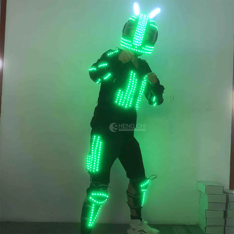 High Quality LED Robot Nightclub Lighting Stage Dance Party Performance Costumes