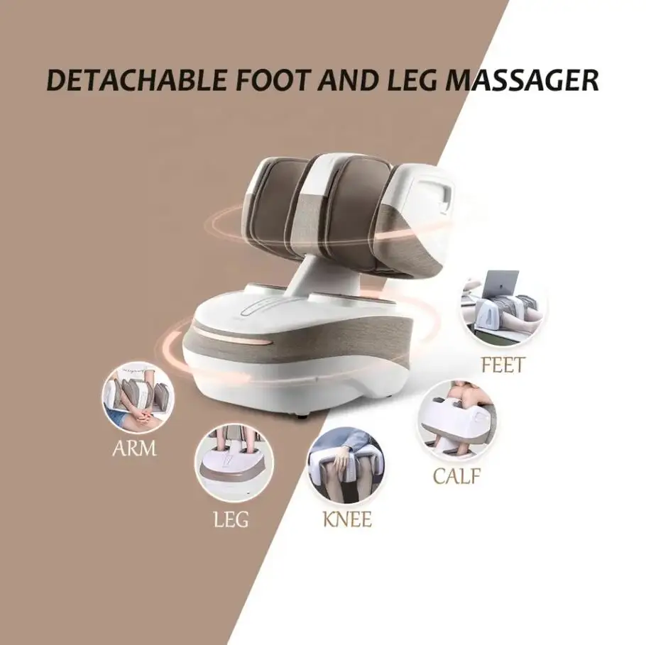 Detachable Foot and Leg Massager with Roller Shiatsu Foot Massager Machine for Blood Circulation