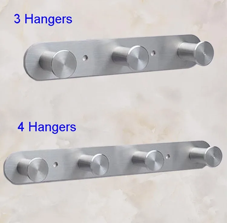 
Wall mounted 3 hangers short coat hook stainless steel 304 Sanitary Accessories Good price simple hangers 