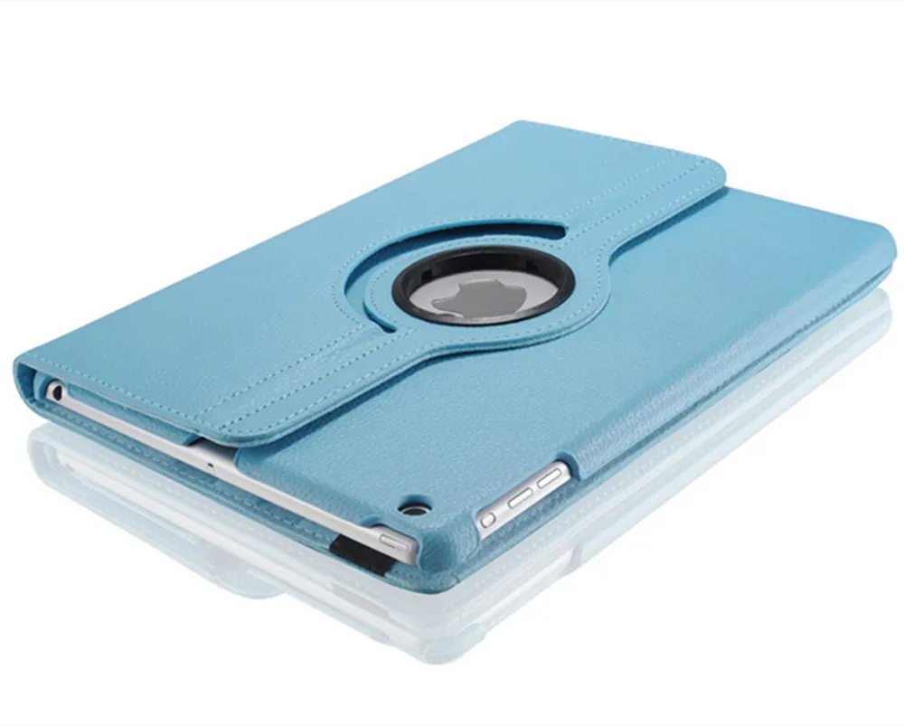 Smart Leather Cover for iPad 9.7 2018 2017 Stand Rotation Case Shell for Air 2 Air 1 for iPad 5 iPad 6 Hard Shell