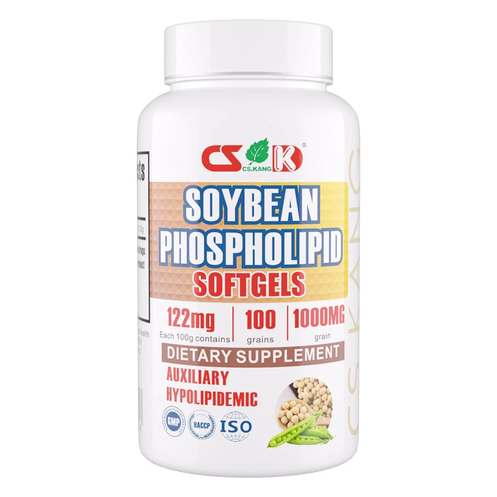 OEM Private Label 1000mg herb supplement Regulation of Blood System  Soybean Lecithin Softgel Capsule