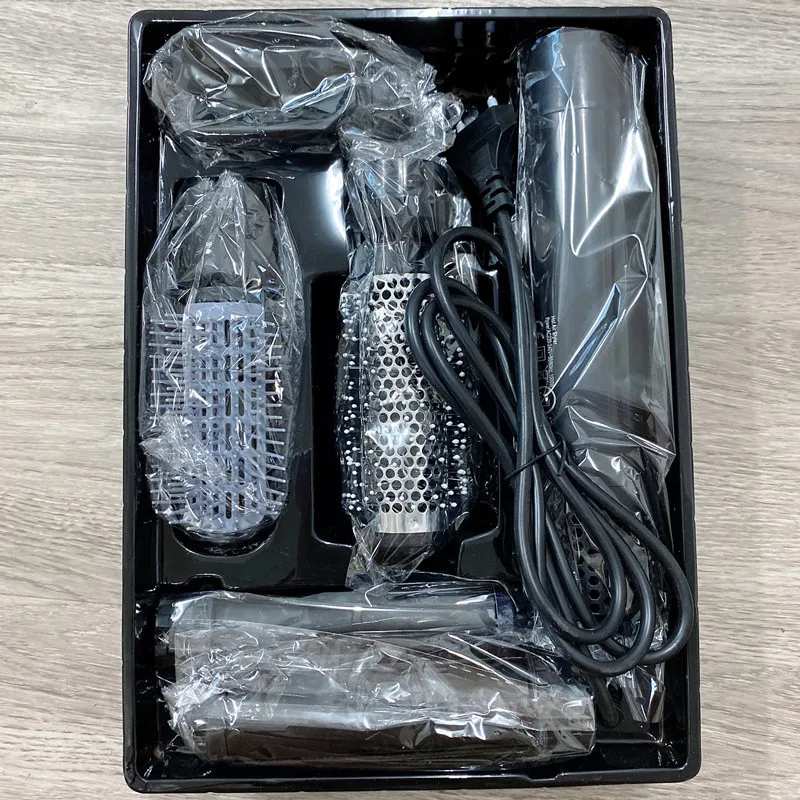 Aluminum alloy 5-in-1 multi-functional professional hair cutting set Hair dryer straightener Hot comb curling iron