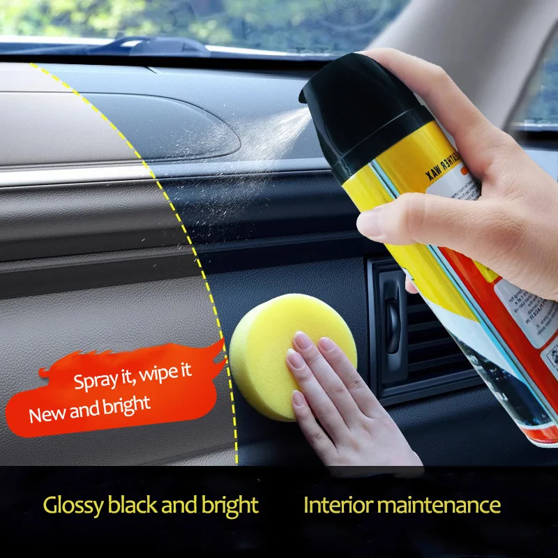 200ml Dashboard Silicone Spray Dashboard Wax Polish Spray for Car care
