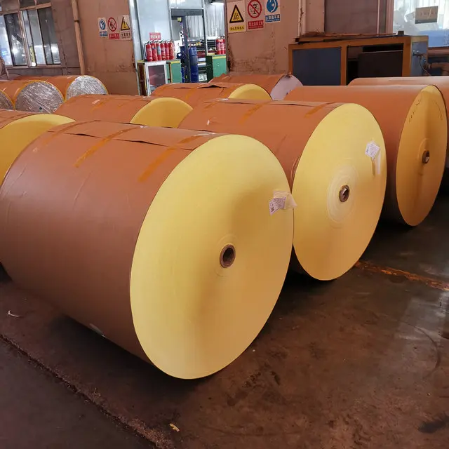 
90gsm Single Side Silicone Coated Yellow Glassine Release Paper 