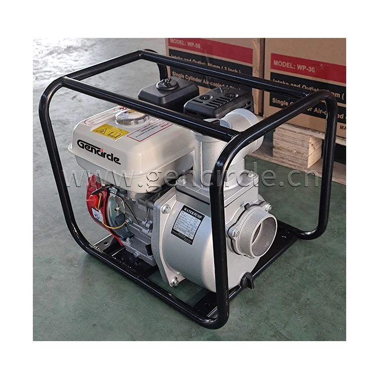 2 Inch 3 Inch 4 Inch Gasoline Water Pump 5.5 hp Petrol Small Portable Water Pump Machine