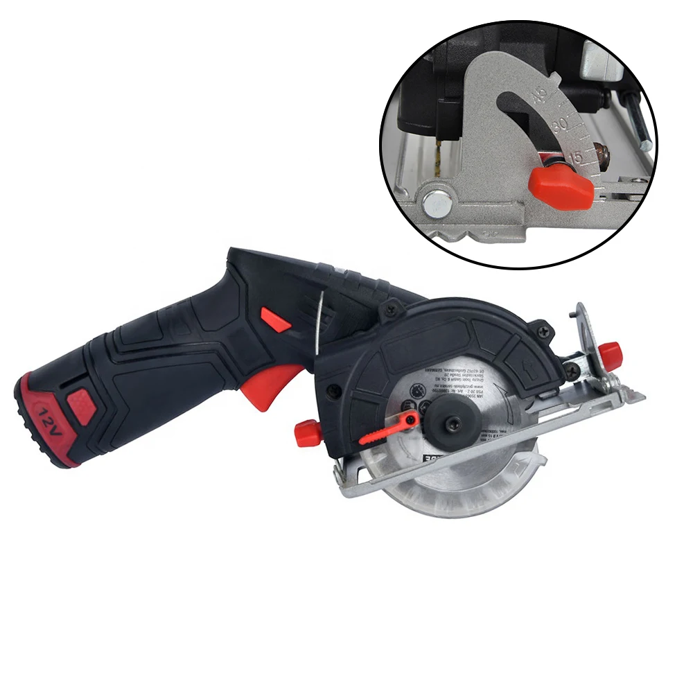 Vertak 12V Cordless Portable Circular Saw for Wood Rechargeable Mini Hand Machine