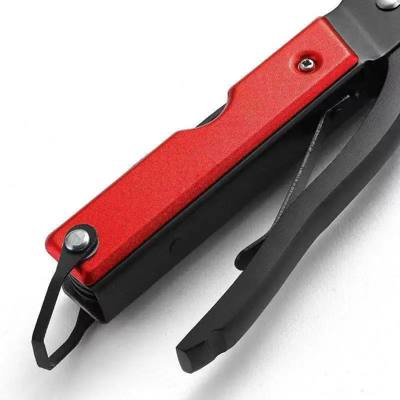 15 In 1 Multitool Camping Survival Hatchet Saw Screwdrivers Pliers Bottle Opener Durable Sheath Knife Axe Hammer